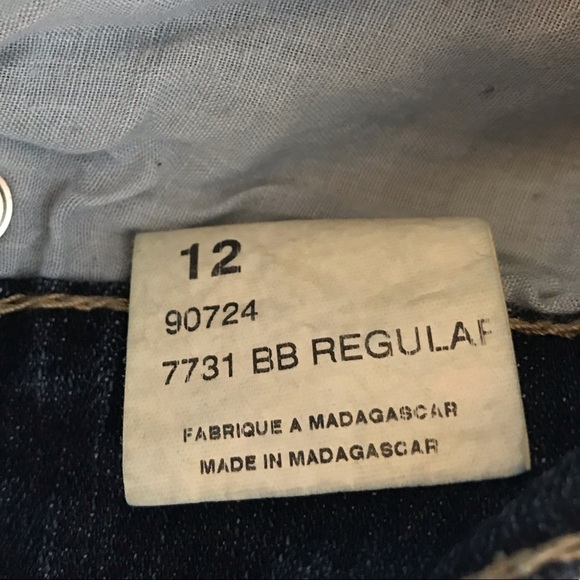 VINTAGE FB Full Blue BB Regular Jeans size 12 - Picture 6 of 10